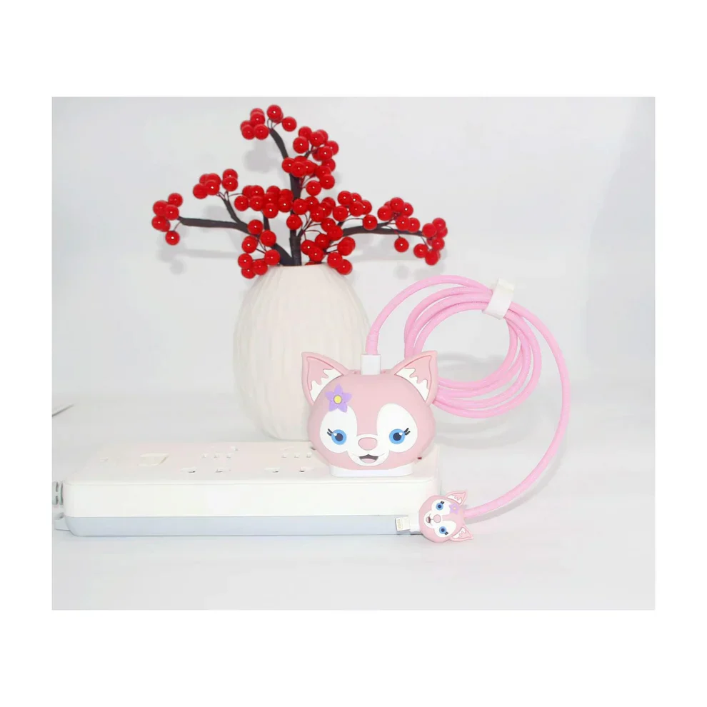Pink Cat Charger Protecter - Image 3